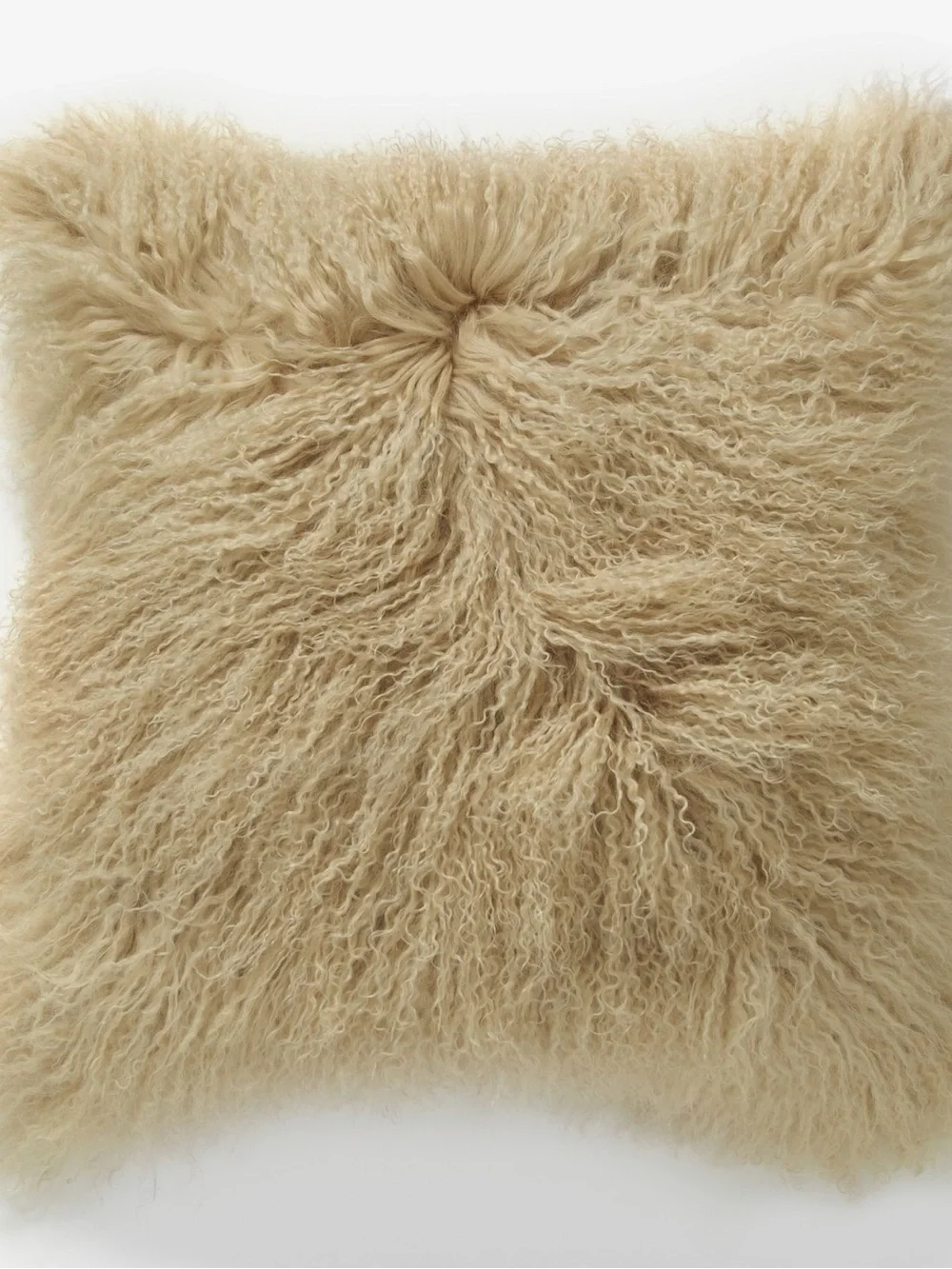 West Elm Mongolian Fur Throw Pillow